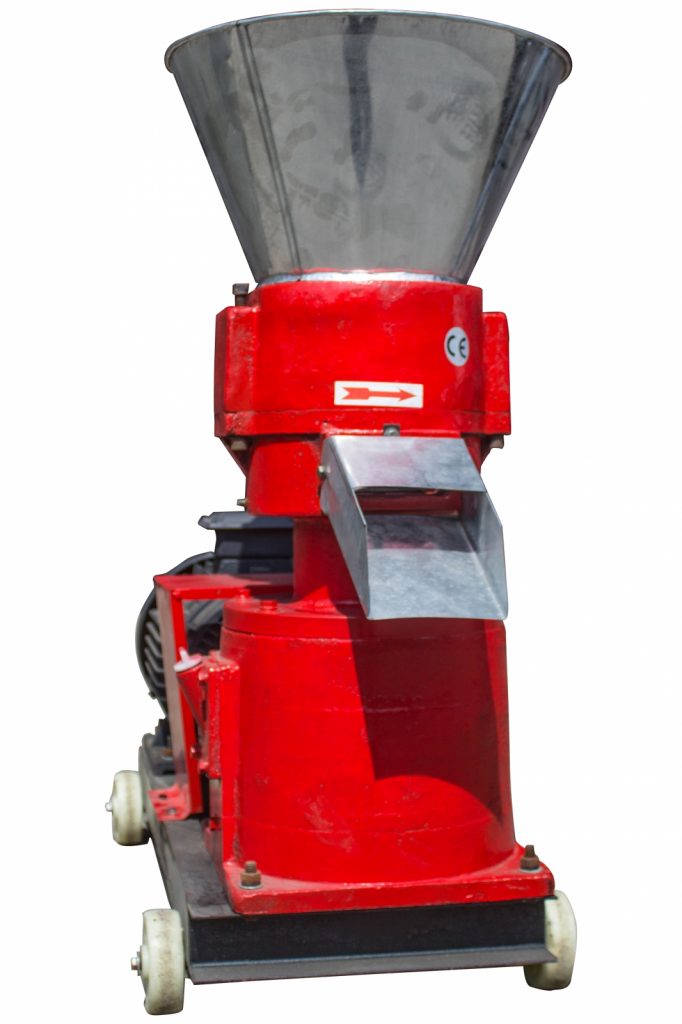 Granulator furaje ZEP KL-200 cu motor inclus, 3 matrite, capacitate 300 kg/ora