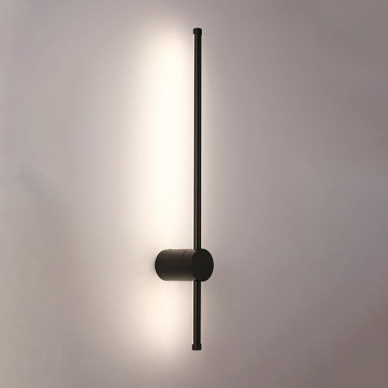 Aplica LED liniara neagra 11W, 550 lm, 600x100x60 mm, 4000K