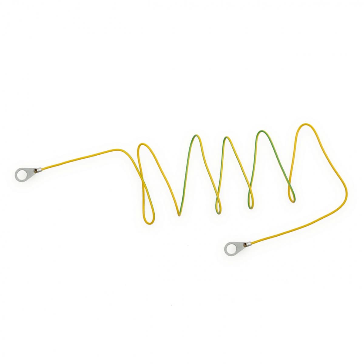 Cablu legatura impamantari multiple cu bare metalice M12, 1,5 m, papuc inelar Ø12 mm