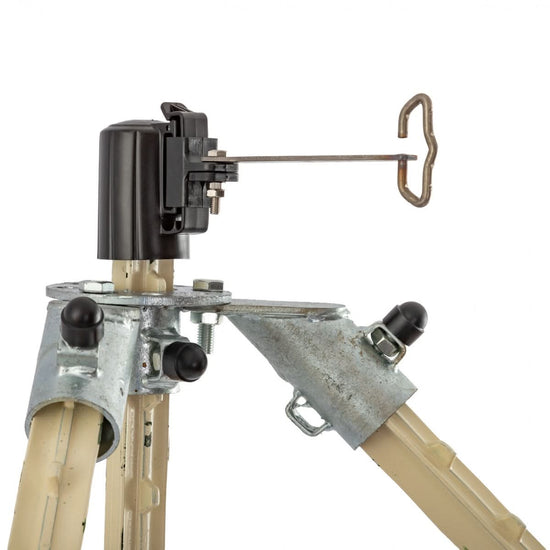 Izolator universal colt cap stalp T-post pentru fir franghie banda 40 mm