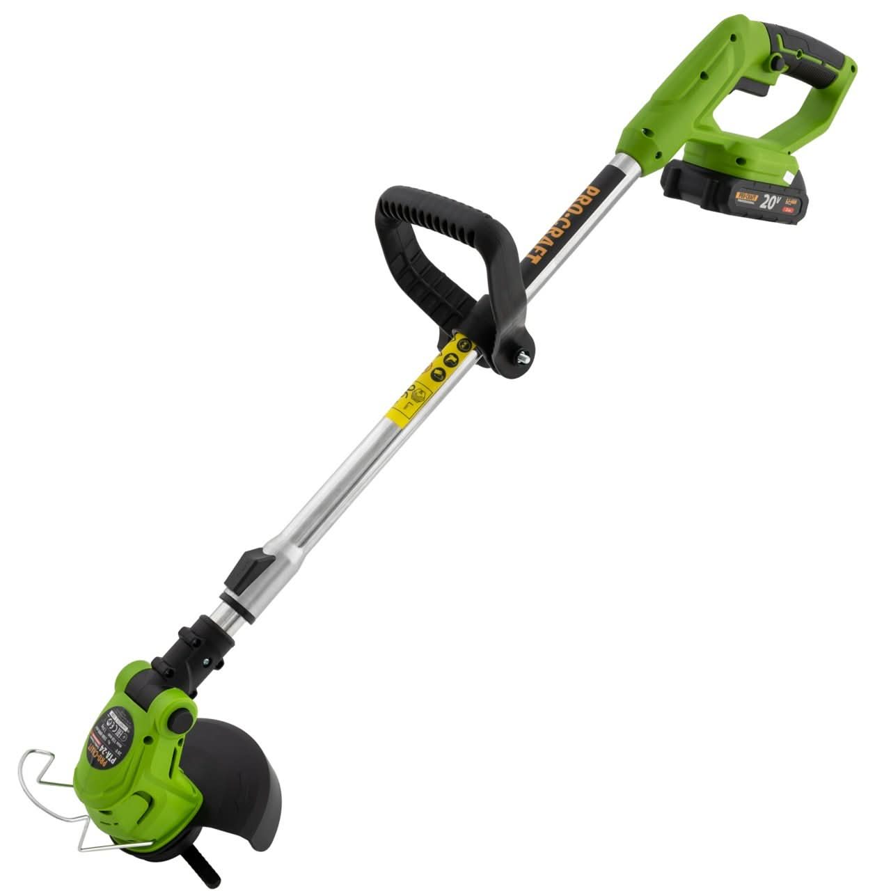 Trimmer pe acumulator PROCRAFT PTA-24 2x21V/1.5Ah 10000rpm 150mm cu acumulatori si incarcator