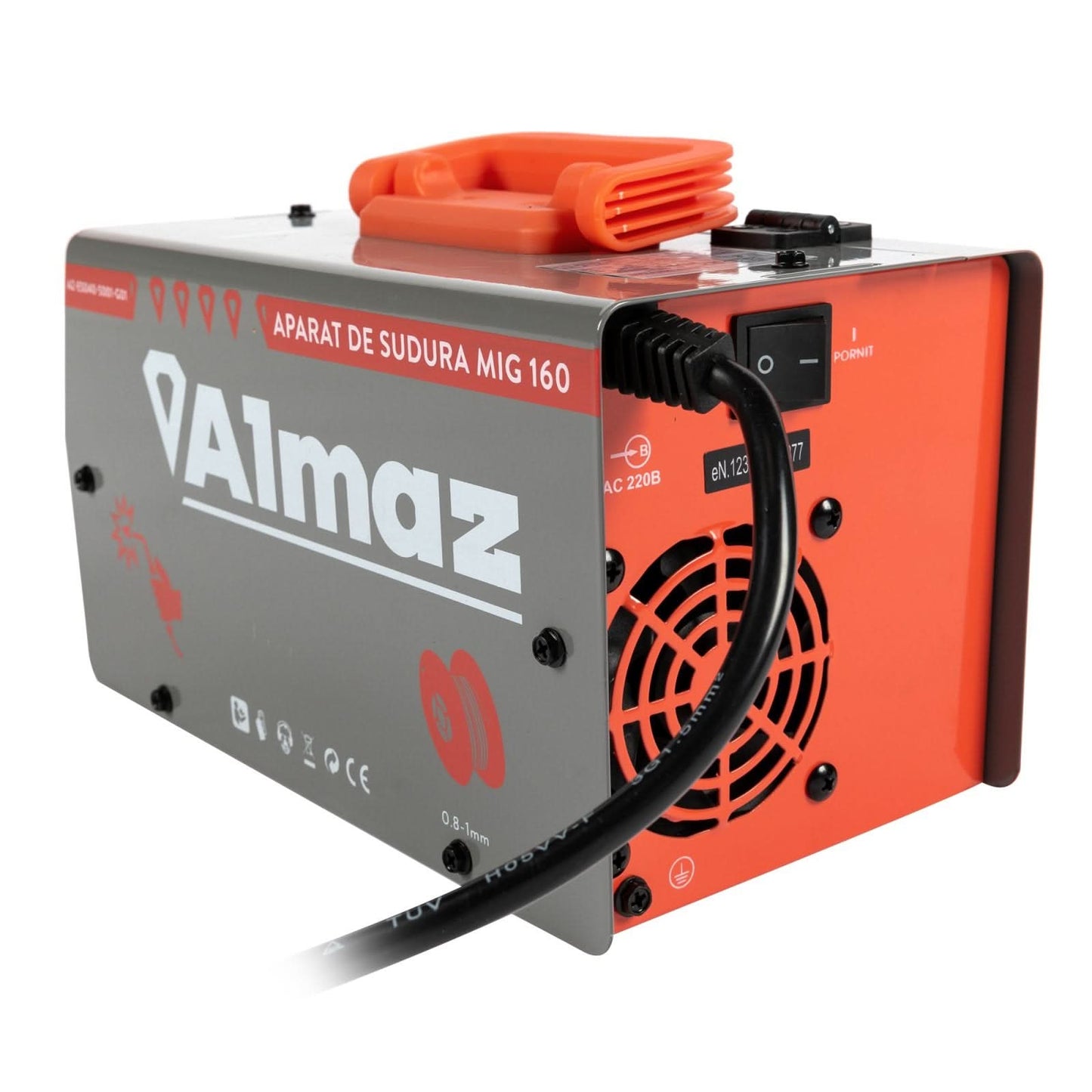 Aparat de sudura MIG160 Almaz AZ-ES040-S001-G01 – compact, versatil, performant