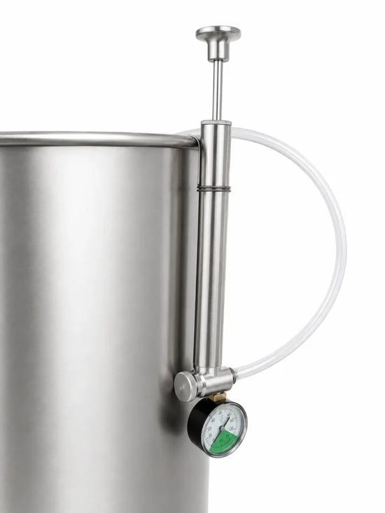 Cisterna (Butoi) INOX 102L cu capac flotant si camera din silicon