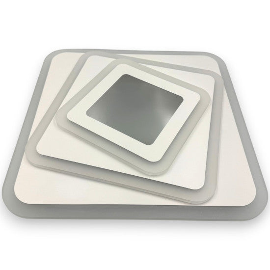 Plafoniera LED Naiad 96W, 6100lm, 400x400x55mm