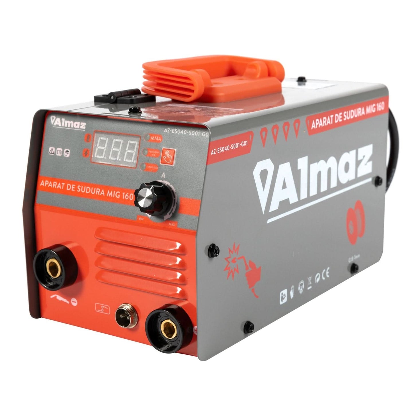 Aparat de sudura MIG160 Almaz AZ-ES040-S001-G01 – compact, versatil, performant