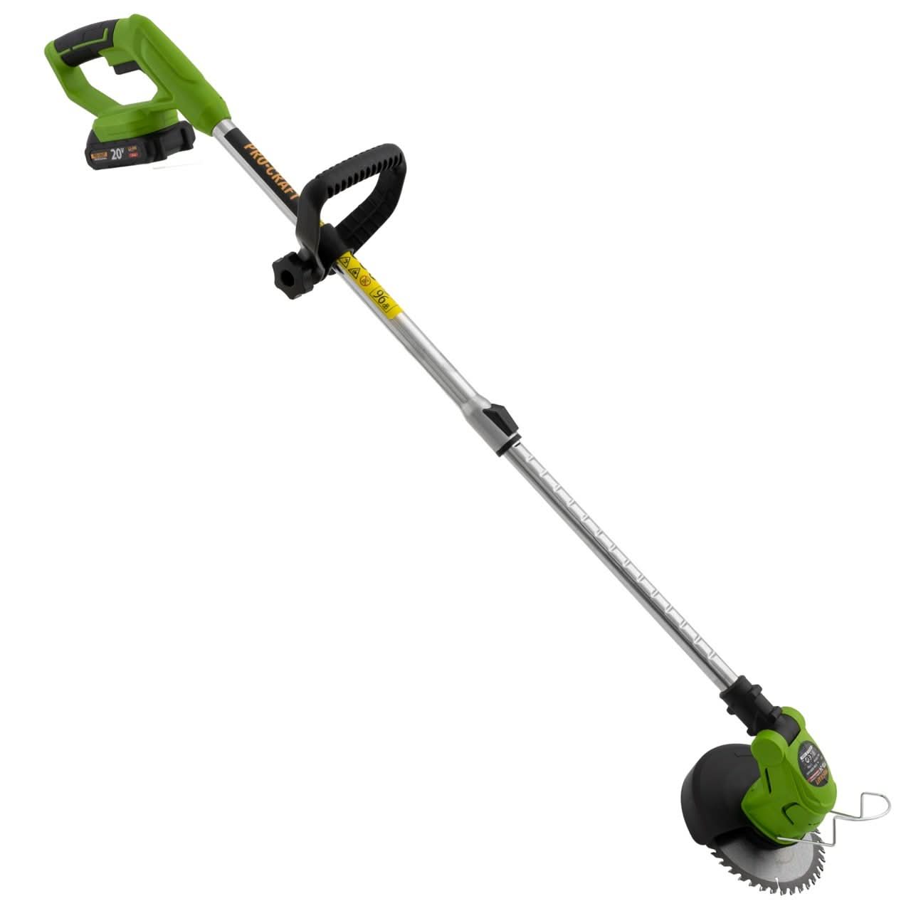 Trimmer pe acumulator PROCRAFT PTA-24 2x21V/1.5Ah 10000rpm 150mm cu acumulatori si incarcator