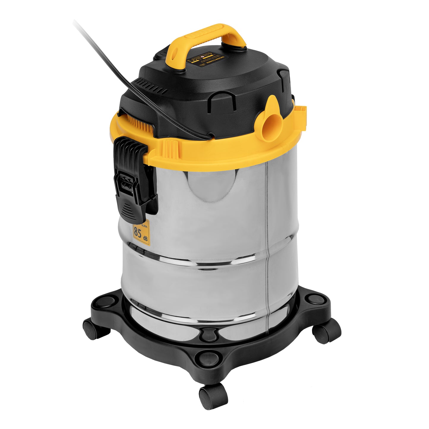 Aspirator Denzel EVC15, 1200 W, rezervor 15 L, furtun 2 m, puternic si compact