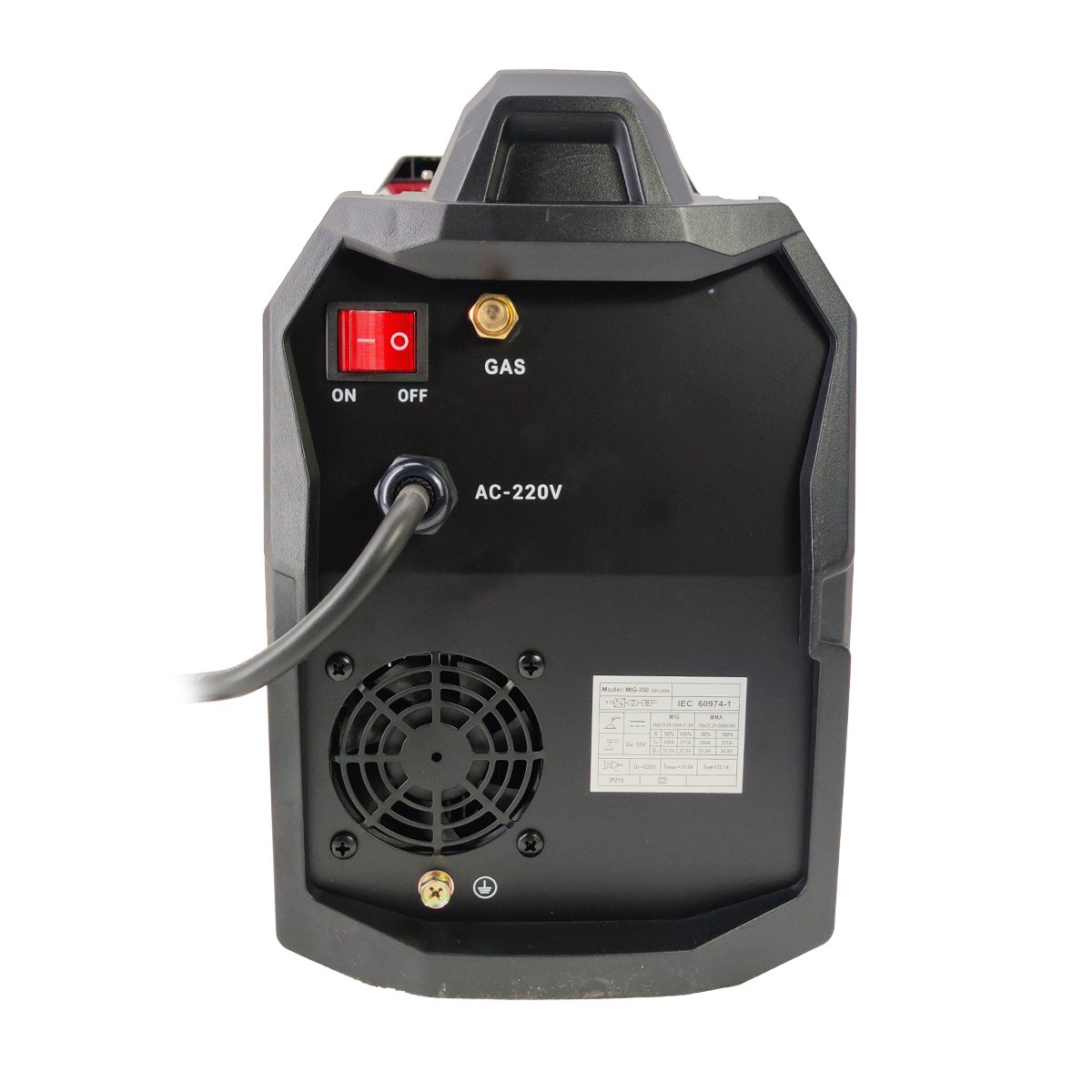 Aparat de Sudura MIG/MMA DDT PROFESSIONAL DDT-2005, 230V, 350A, Invertor, Rola Sârma, Afisaj Digital, 0.8-1.0 mm Sârmă, 1.6-5 mm Electrod