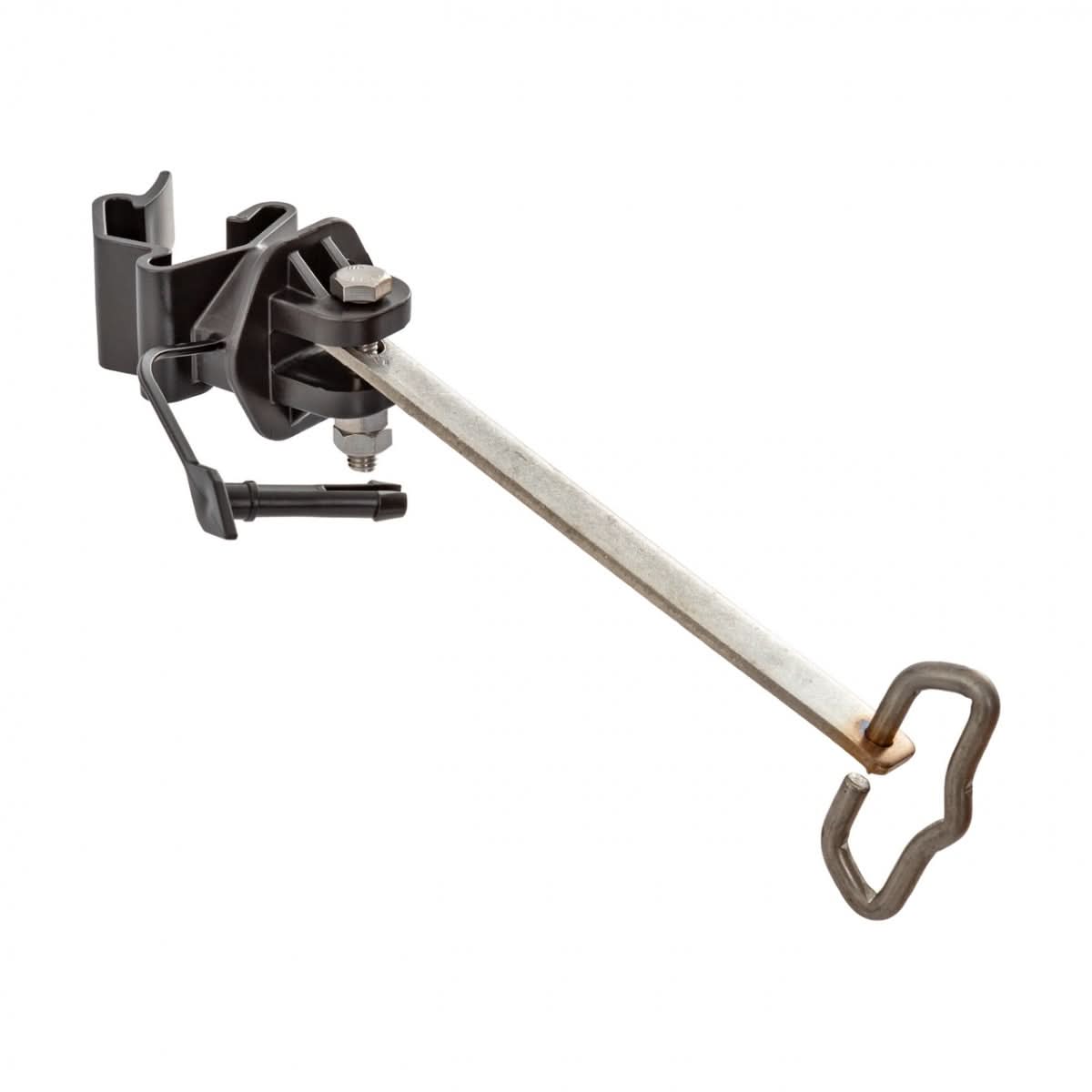 Izolator universal inferioar T-post pentru fir franghie banda 40 mm