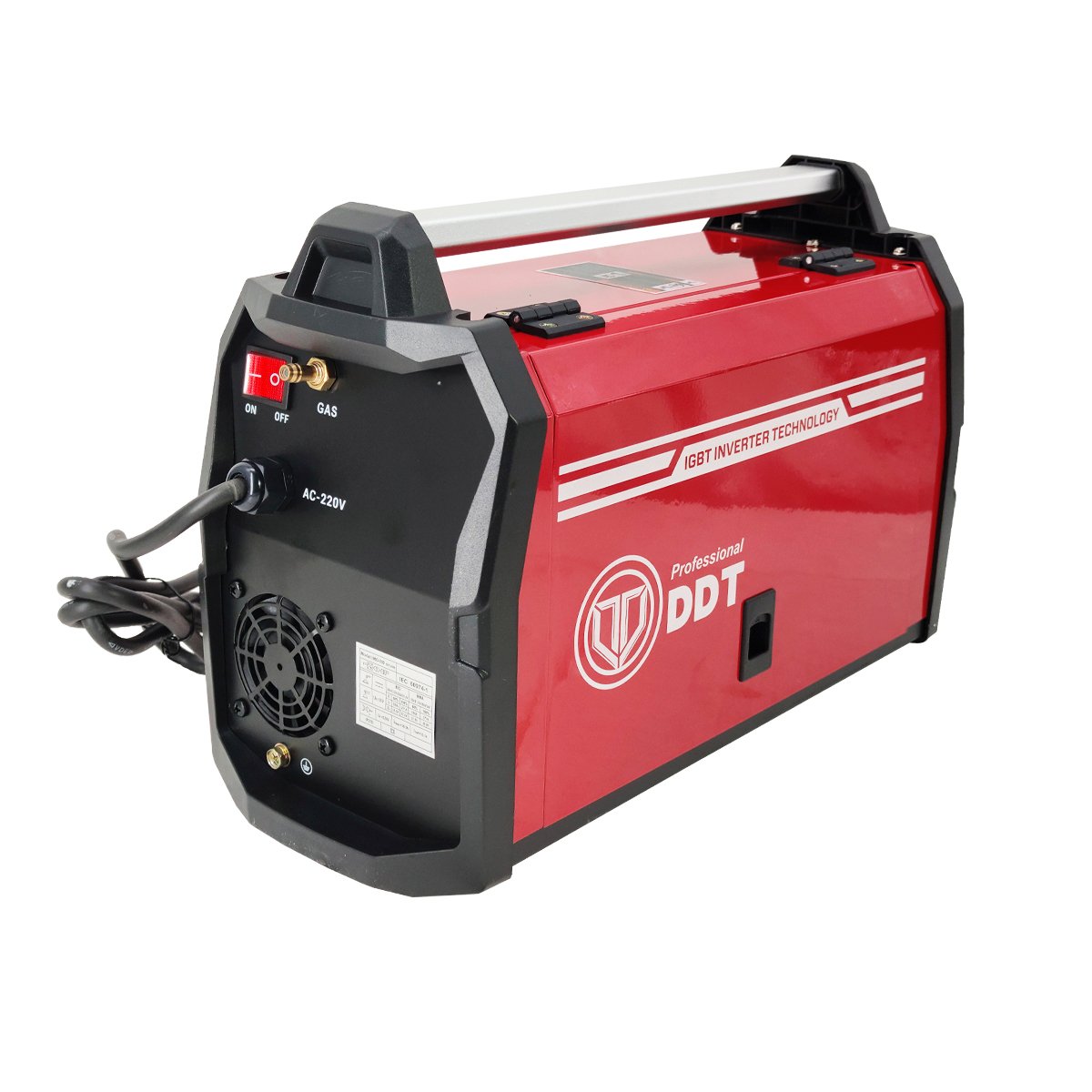 Aparat de Sudura MIG/MMA DDT PROFESSIONAL DDT-2005, 230V, 350A, Invertor, Rola Sârma, Afisaj Digital, 0.8-1.0 mm Sârmă, 1.6-5 mm Electrod