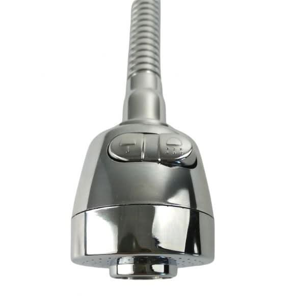 Para Flexibilă MIXXUS de Baterie cu Comandă Cromată, 2 Setări Jet