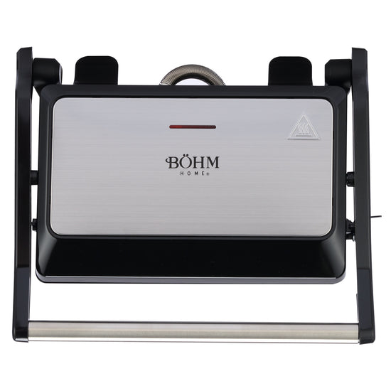 Gratar electric BÖHM HOME BEGM100S, 1000 W, placi reversibile
