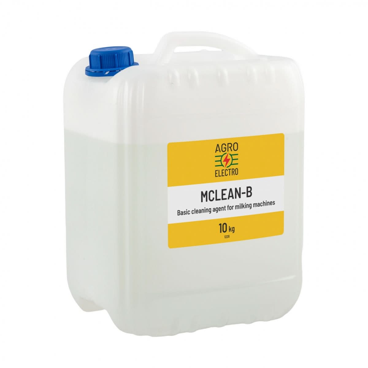 Detergent bazic pentru curatarea aparatelor de muls MCLEAN-B, 10 kg
