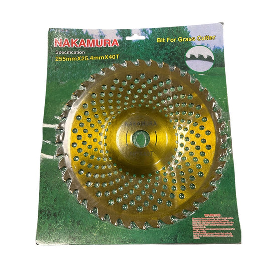 Disc motocoasa cu vidia oval, 255mm x 25,4mm, 40 dinti