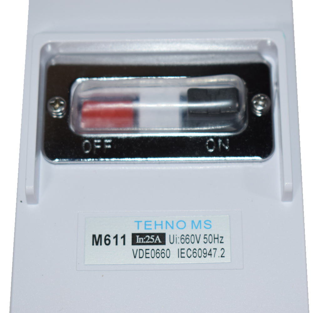 Intrerupator START/STOP 25A cu protectie termica, 220/380V, pentru motoare electrice