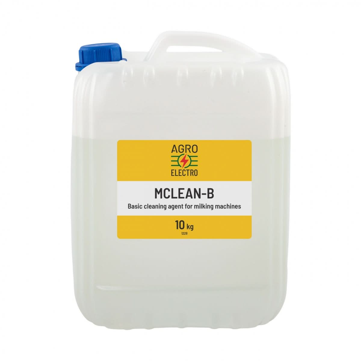 Detergent bazic pentru curatarea aparatelor de muls MCLEAN-B, 10 kg