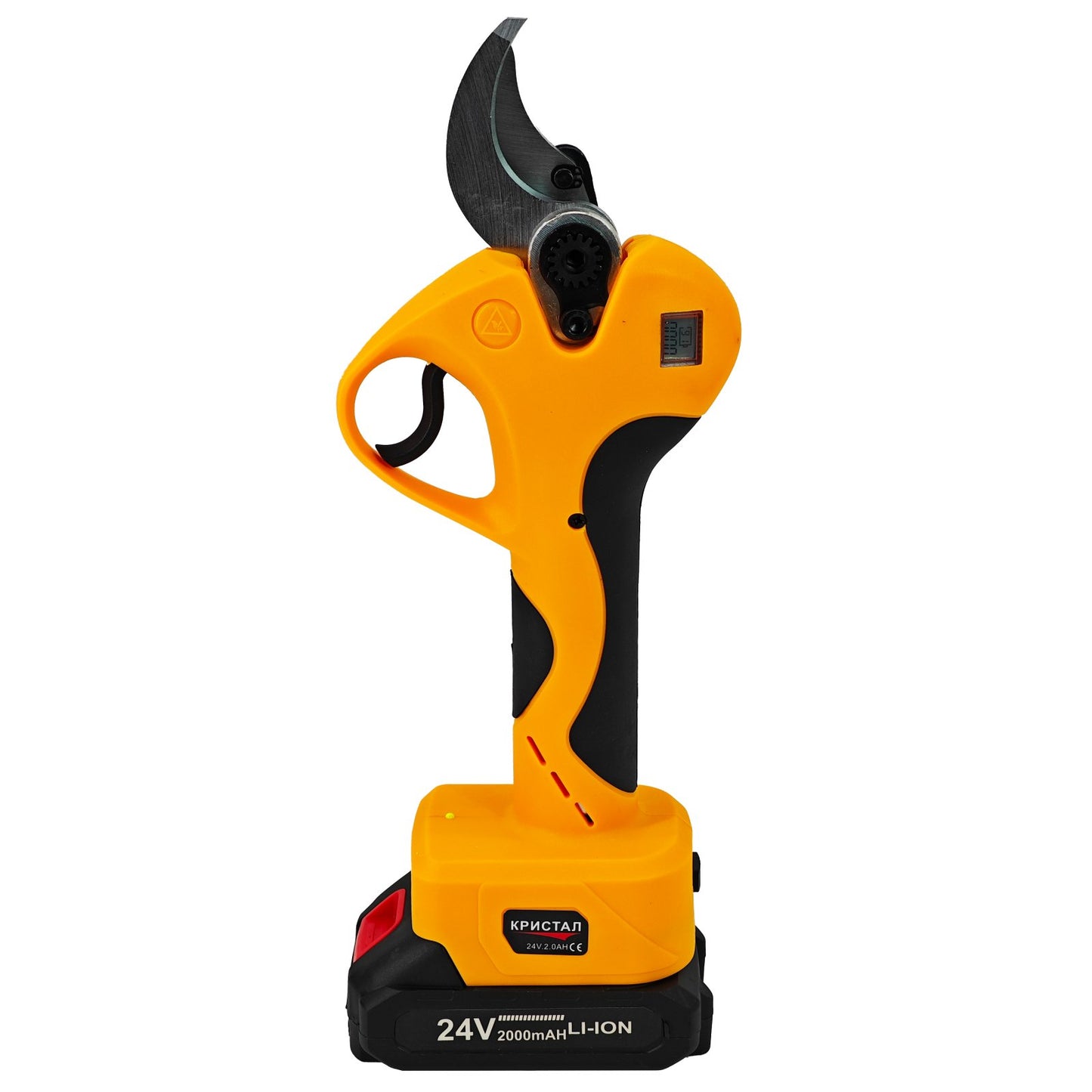 Foarfeca de Gradina cu Acumulator DDT-CRISTAL, 24V, 2Ah, Deschidere Maxima 45mm, Motor Brushless, Design Ergonomic, Tăiere Precisa