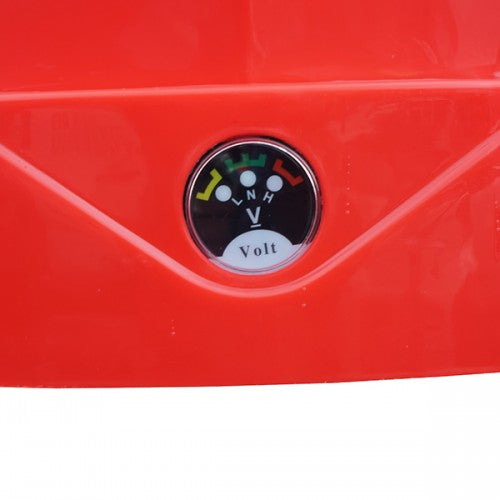 Pompa de stropit electrica Master Kraft KF-12C-10R, 12L, acumulator 12V 8Ah, tub telescopic 60-110 cm, 5 duze, rosie