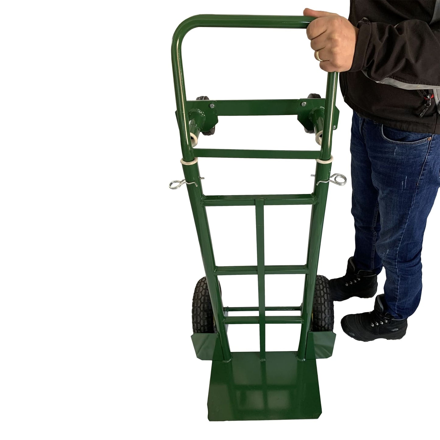 Carucior marfa 2 in 1 VivaTechnix VMD-1010, transpalet vertical + platforma orizontala, 300 kg