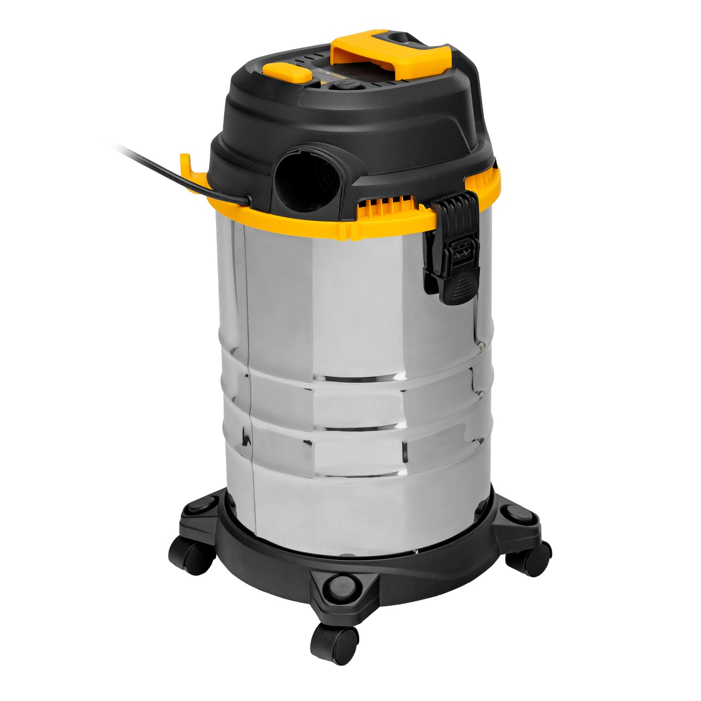 Aspirator Denzel EVC30, 1400 W, rezervor 30 L, furtun 3 m, priza cu sincronizare automata