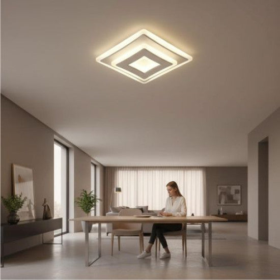 Plafoniera LED Sinope 34W, 2900lm, 220x220x50mm