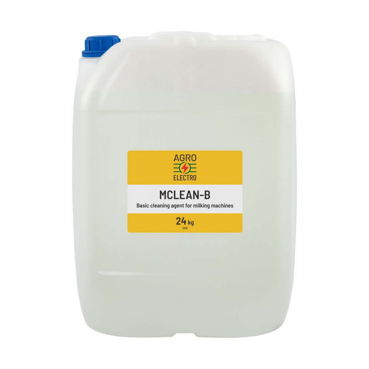 Detergent bazic pentru curatarea aparatelor de muls, MCLEAN-B, 24 kg