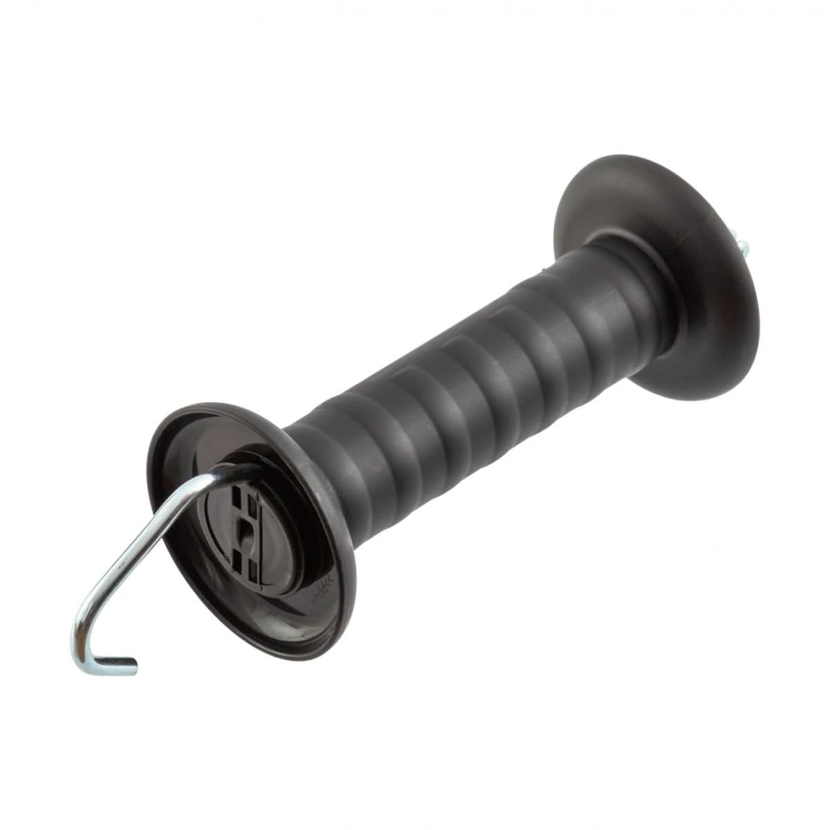 Maner pentru poarta gard electric cu carlig si arc