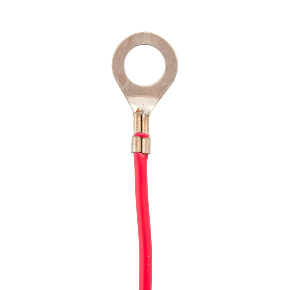 Cablu iesire impulsuri aparat gard electric, 1,1 m, cu papuc inelar