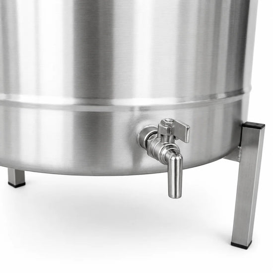Butoi inox ZEP 200L cu capac flotant, camera silicon alimentar, AISI 304 Italia