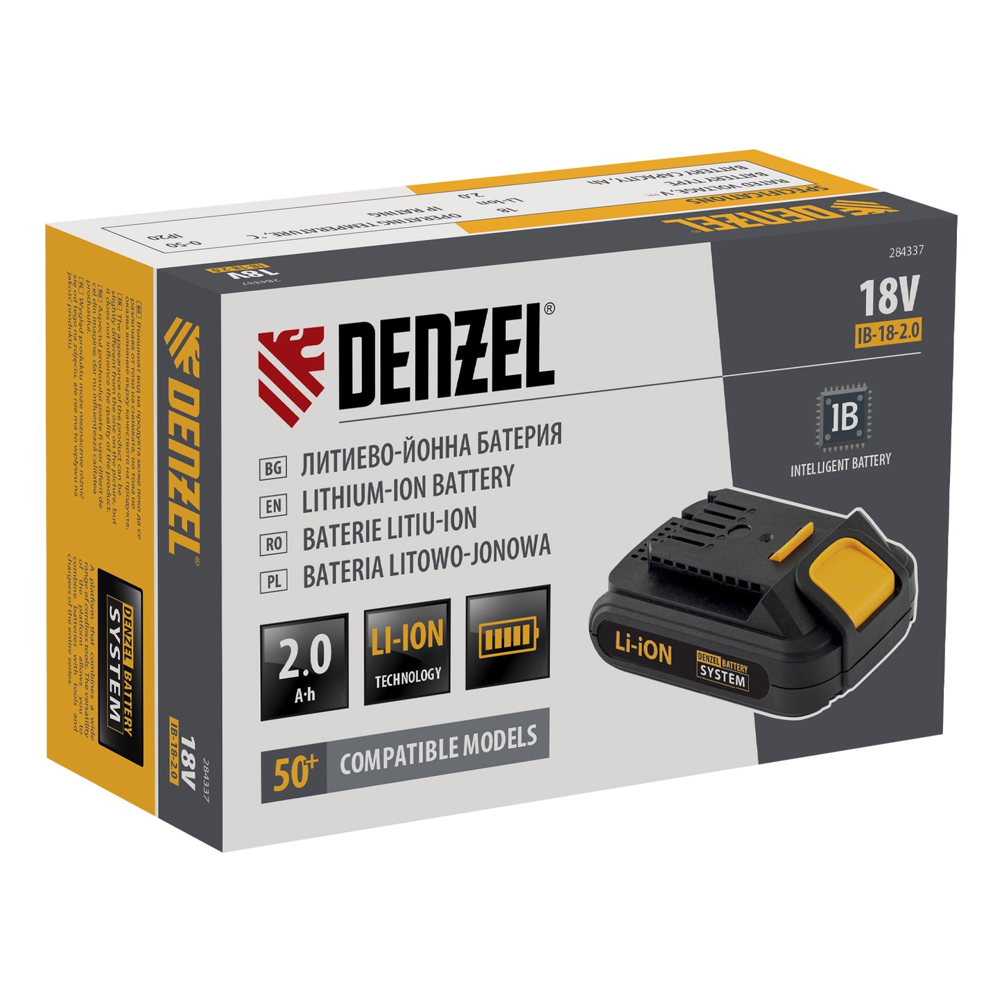 Baterie Li-Ion Denzel 18V, 2 Ah, compatibila unelte electrice Denzel