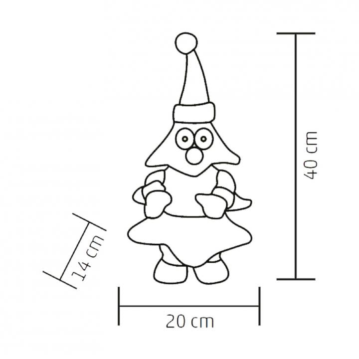Brad Dansator cu Muzica, Brațe Reglabile, Alimentare 3xAA – KDD 39