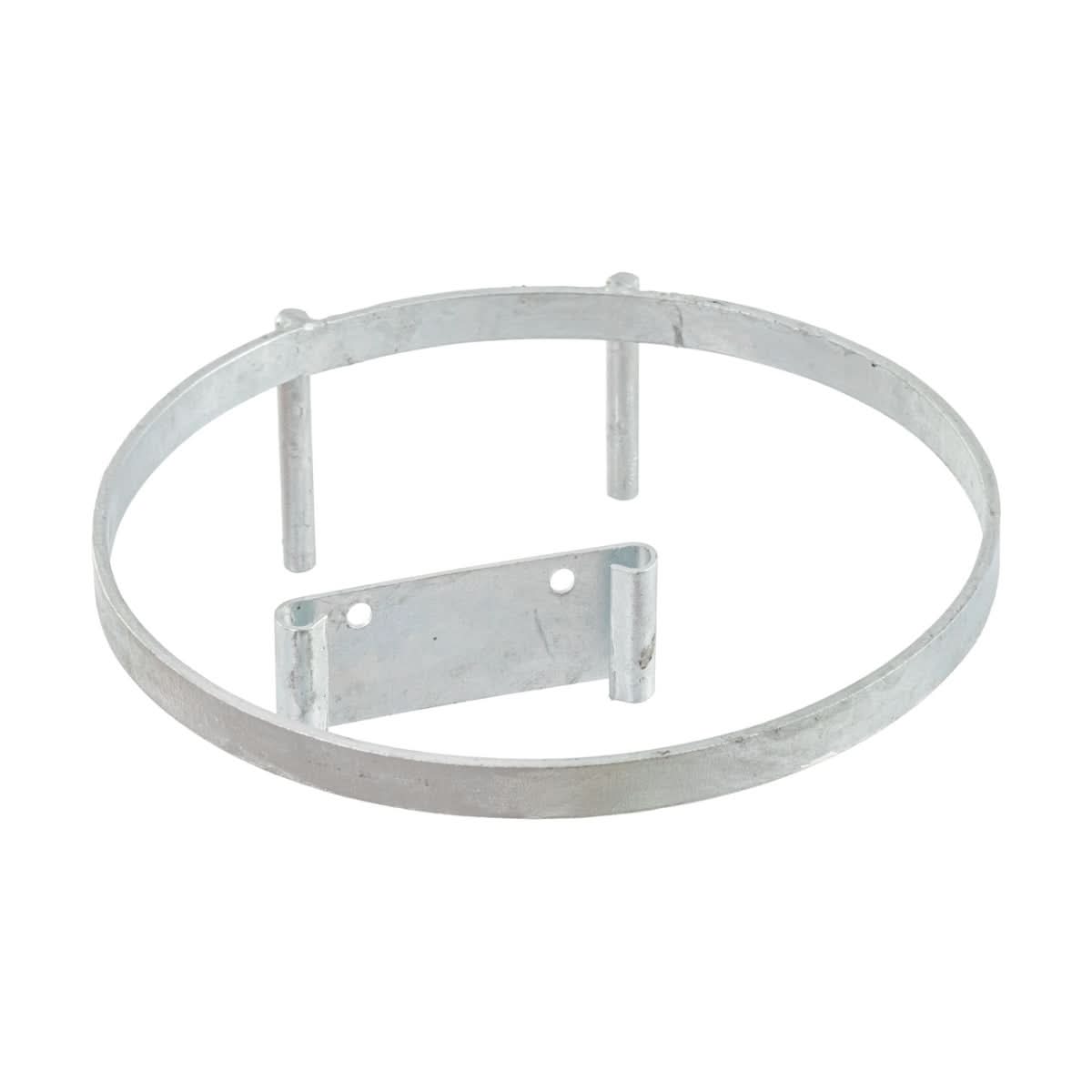 Suport metalic zincat pentru galeti furajare si castroane hrana animale, montare perete, detasabil