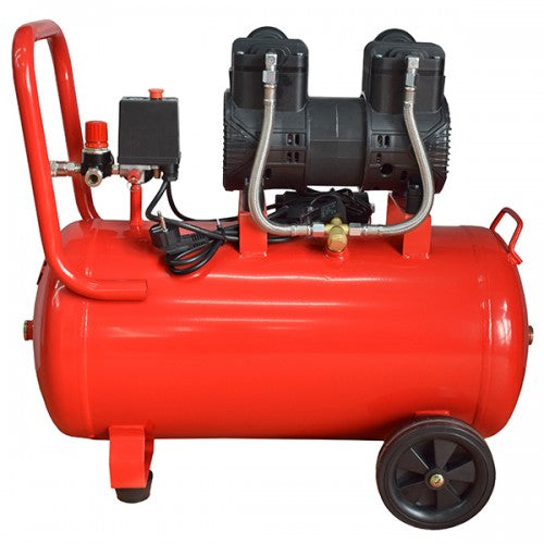 Compresor de aer fara ulei INCRAFT CU-1500-SL, 50L, 1.5 kW, 2 cilindri, silentios