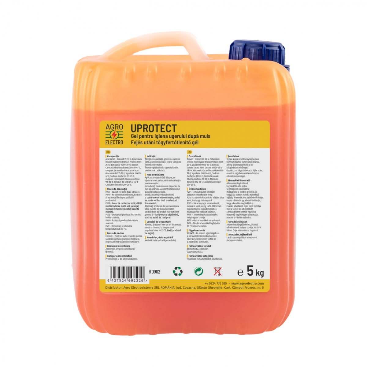 Gel pentru igiena ugerului după muls, UPROTECT, 5 kg