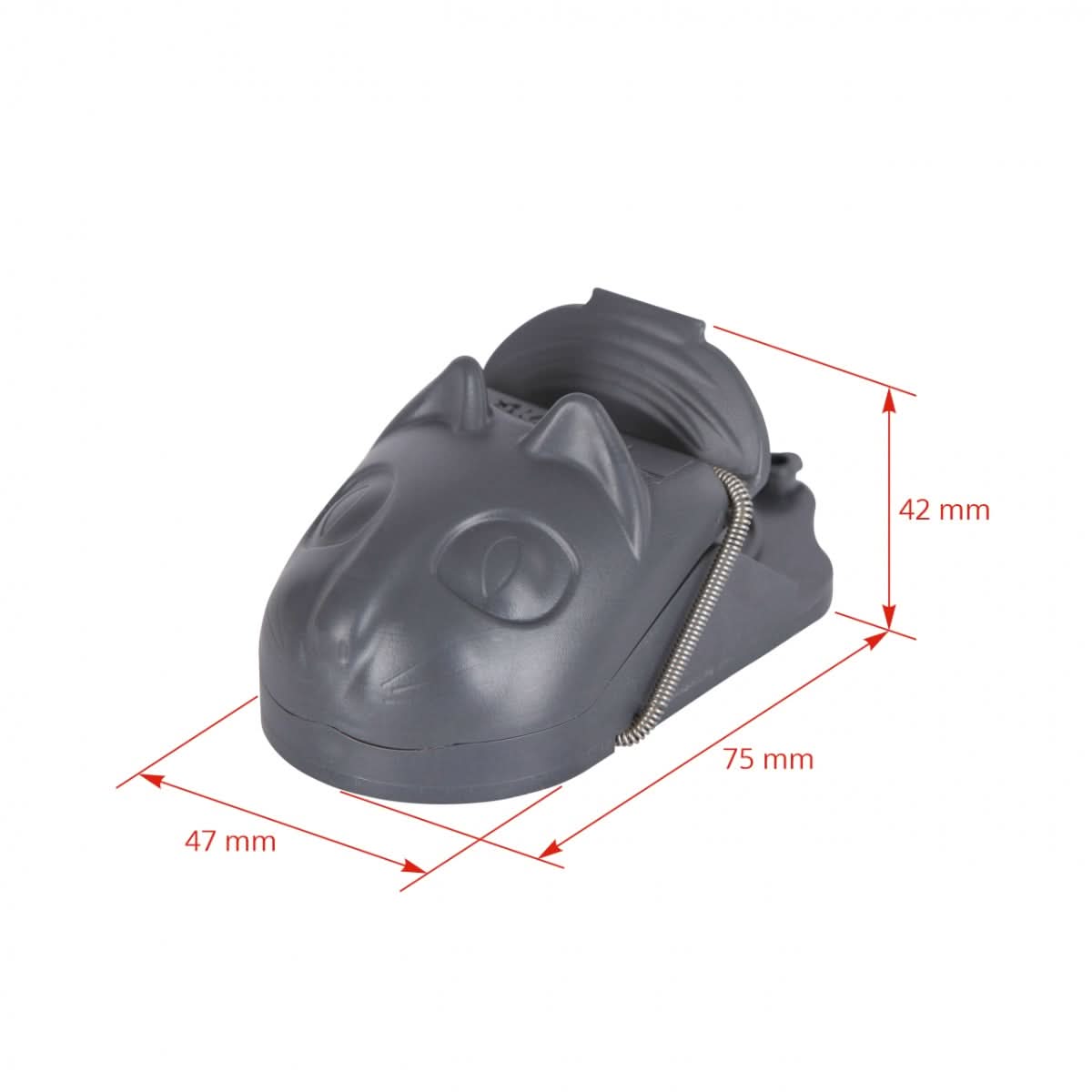 Set 2 capcane cu momeala pentru soareci mouseStop din plastic cu arc din otel