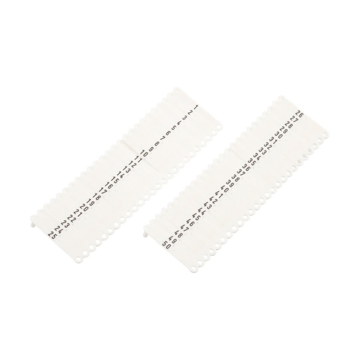 Crotalii pentru miei si iezi Twintag alb 1-50