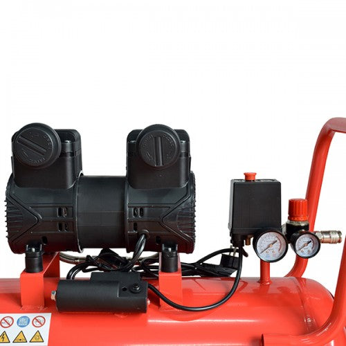 Compresor de aer fara ulei INCRAFT CU-1500-SL, 50L, 1.5 kW, 2 cilindri, silentios