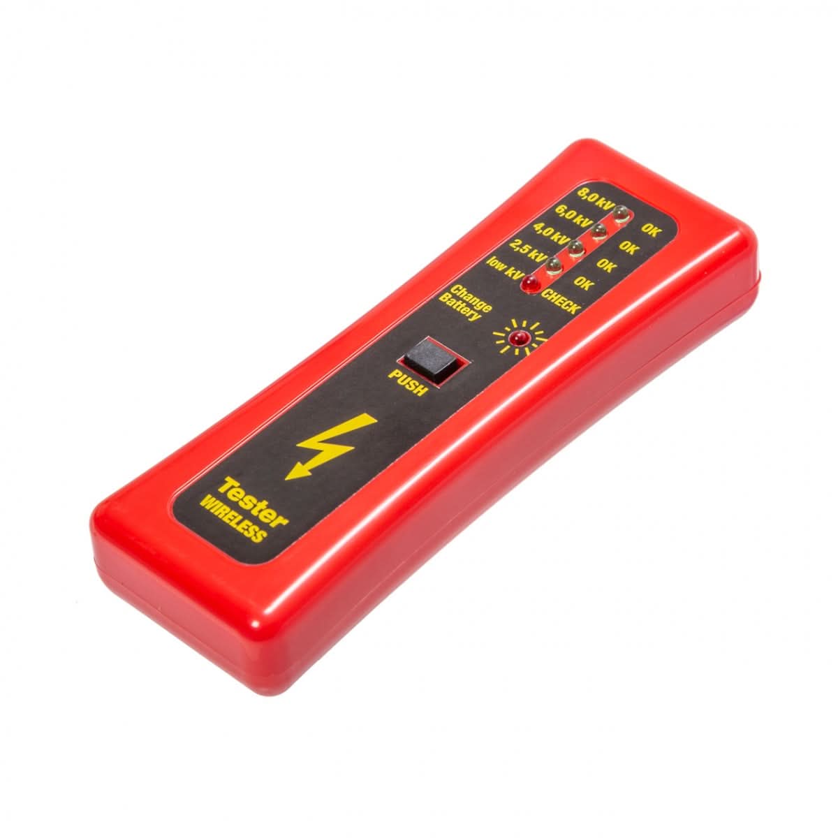 Tester tensiune gard electric 2,5-8 kV, fără împământare, alimentat cu baterie 9V