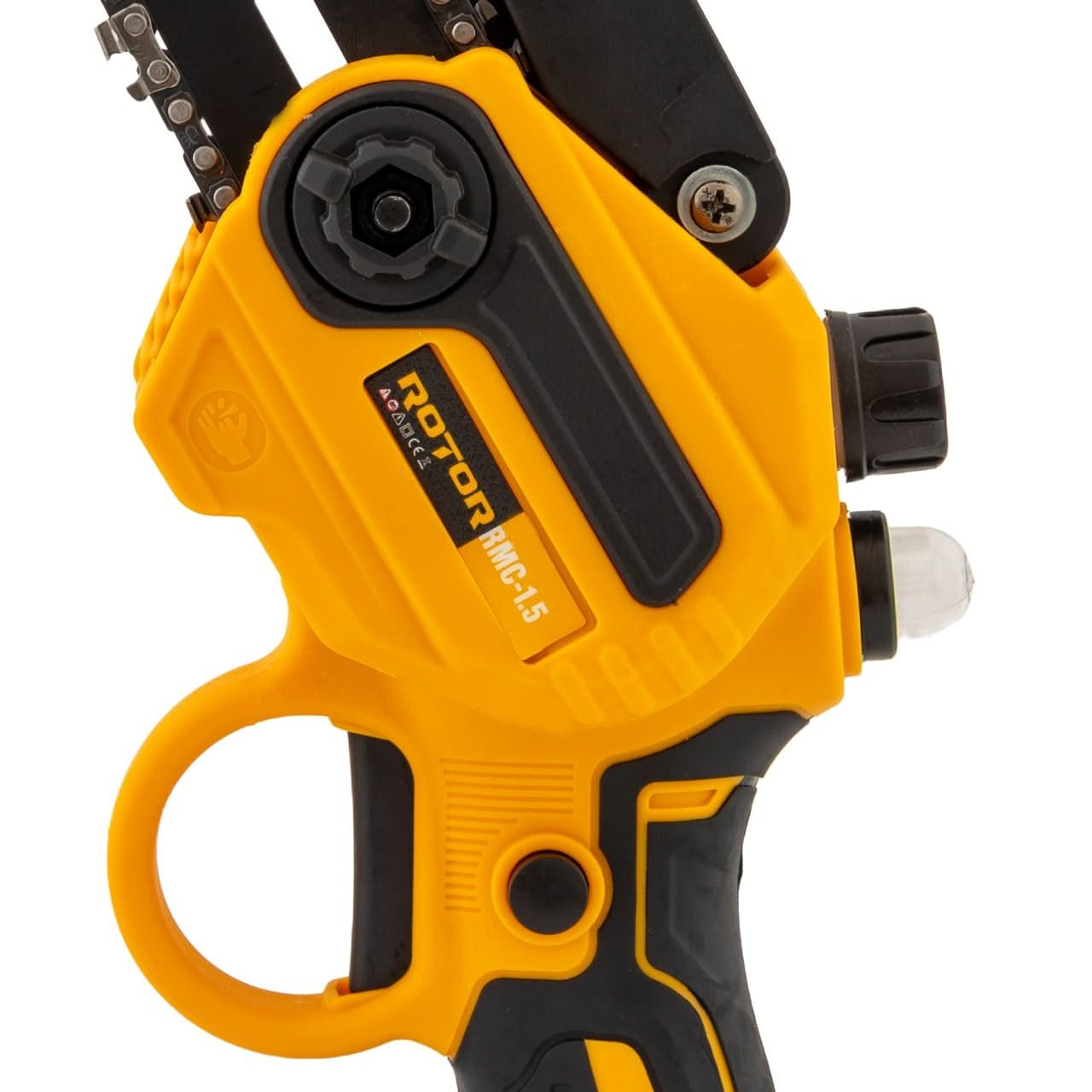 Mini fierastrau pe acumulator ROTOR RMC-1.5, 21V 1.5Ah, 500W, 4500 rpm, lame 6" si 8"