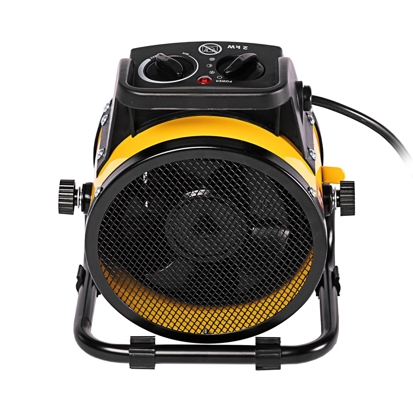 Tun de incalzire ceramic Denzel DHC 2-100, 230V, 0.025/1/2 kW, 100 m³/h, 20 m², termostat reglabil