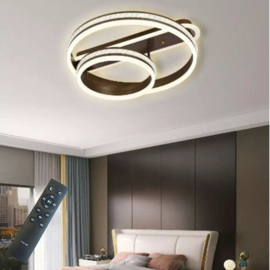 Lustra LED Egeria 150W, 9100lm, 3000K/4000K/6500K, telecomanda