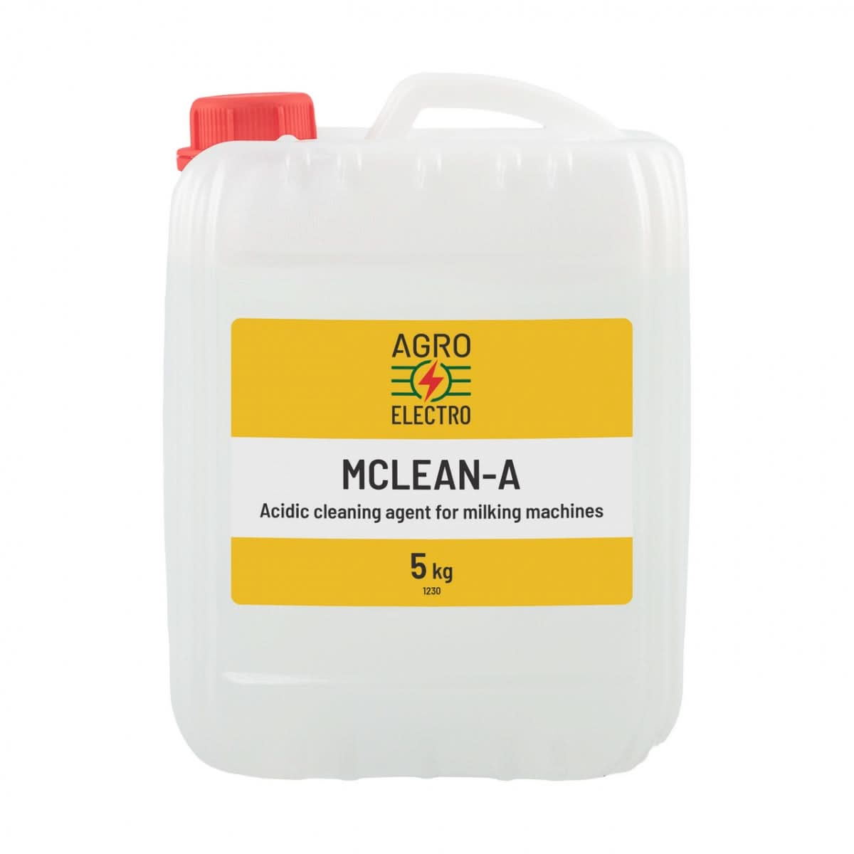 Detergent acidic pentru curatarea aparatelor de muls, MCLEAN-A, 5 kg
