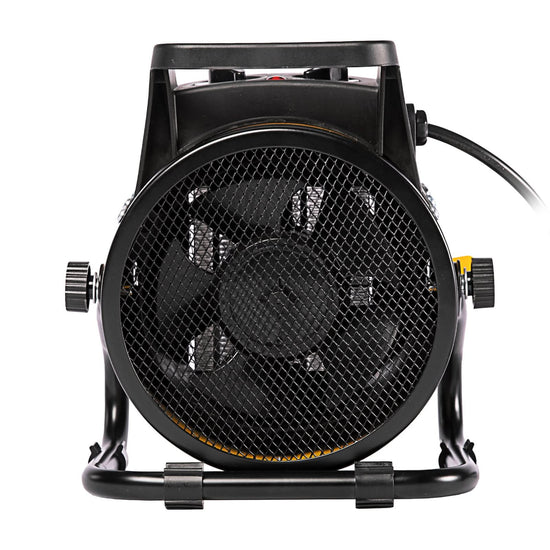 Tun de incalzire ceramic Denzel DHC 2-100, 230V, 0.025/1/2 kW, 100 m³/h, 20 m², termostat reglabil