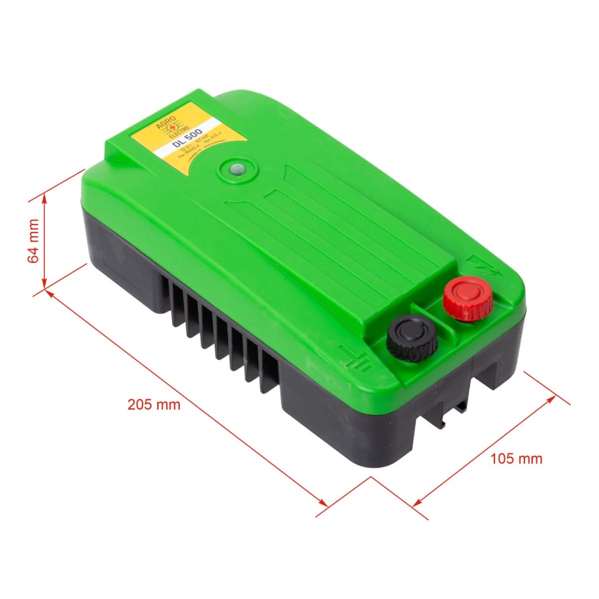 Aparat gard electric DL 500 cu adaptor de retea si cu posibilitatea de alimentare de la acumulator auto, 12 V