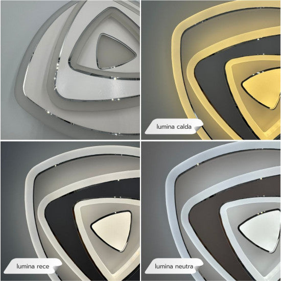 Plafoniera LED Sponde 72W, 5650lm, 400x50mm