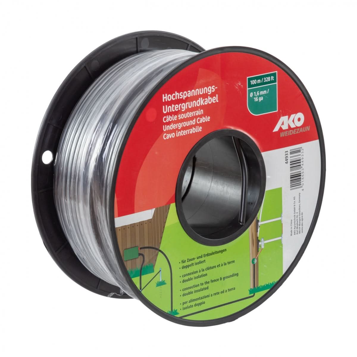 Cablu inalta tensiune gard electric cu izolatie dubla, vandut la metru