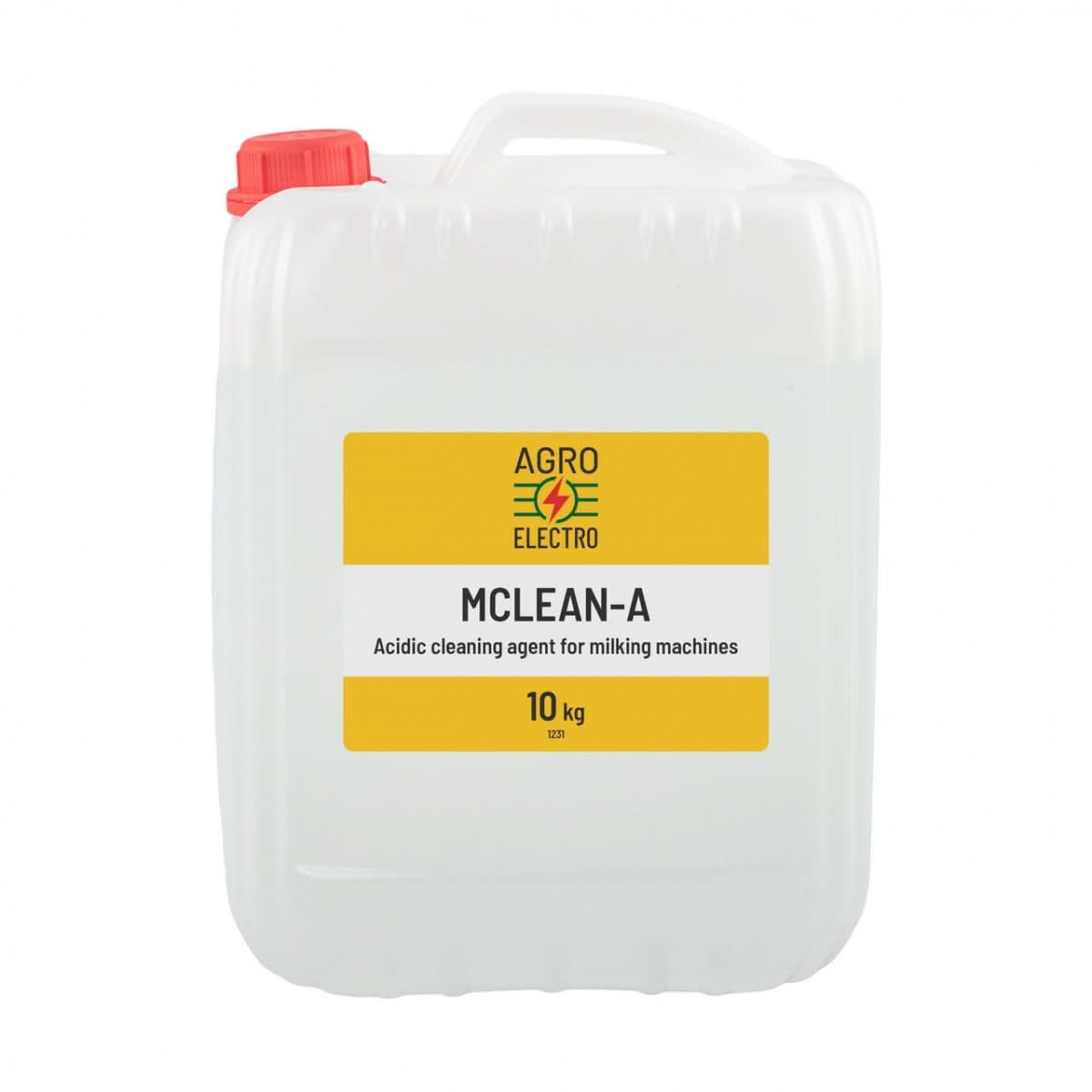 Detergent acidic pentru curatarea aparatelor de muls, MCLEAN-A, 5 kg