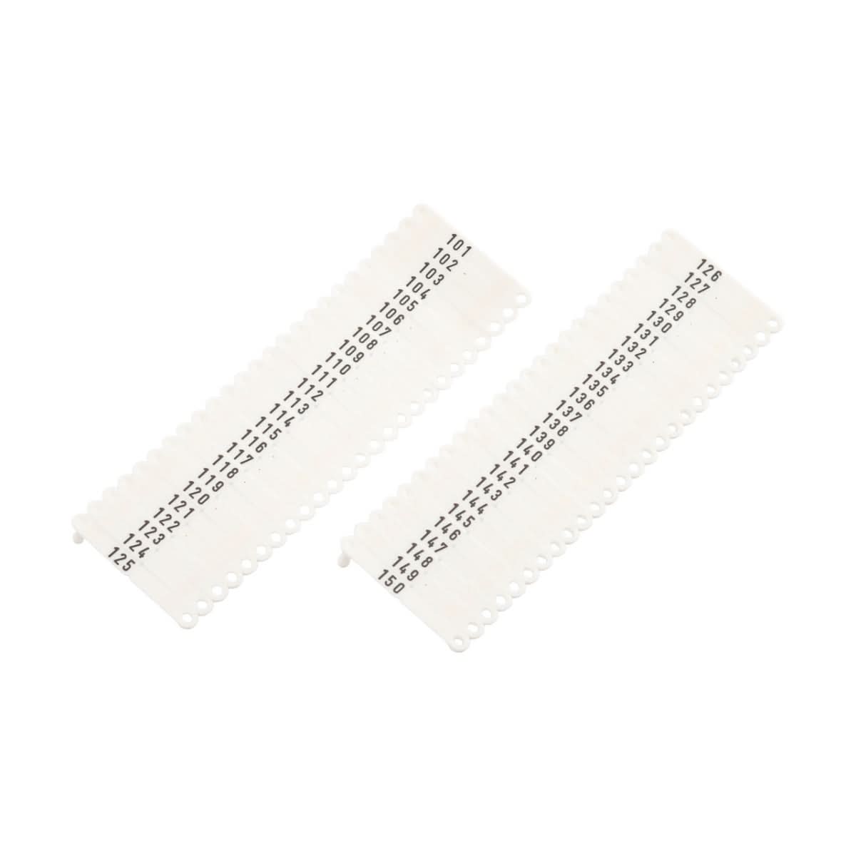 Crotalii pentru miei si iezi Twintag alb 101-150