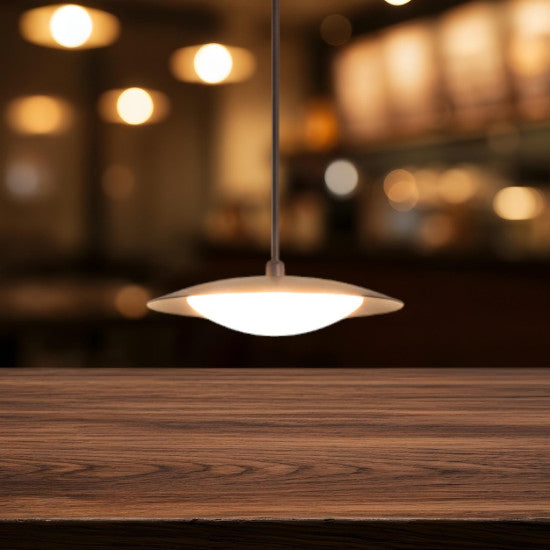 Lustra LED Ara, 8W, 750lm, 3000K/4000K/6500K, cafeniu