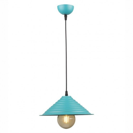 Candelabru Alaska Turquoise, 1xE27, 60W, 65x28cm